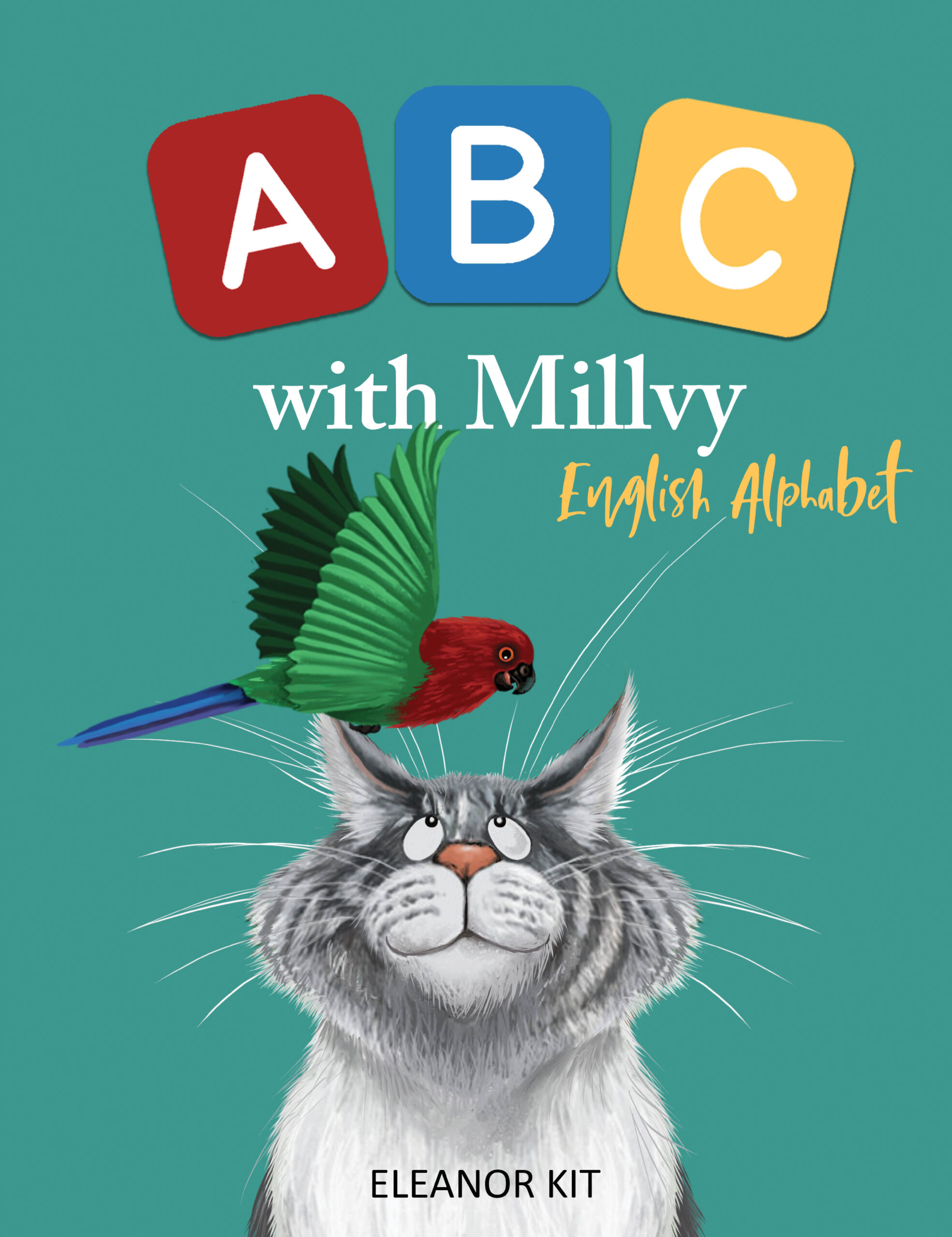ABC English_Kindle_Cover Millvy's Missing Tail - A silver cat mystery story